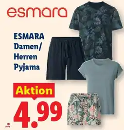 Lidl Esmara Damen/ Herren Pyjama Angebot