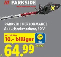 Lidl Parkside performance akku-heckenschere Angebot