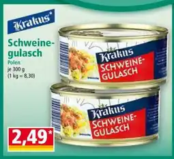 Norma Krakus Schweinegulasch Angebot