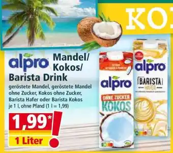 Norma alpro Mandel/Kokos/Barista Drink Angebot