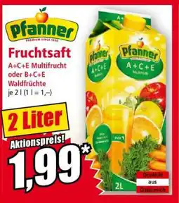 Norma Pfanner Fruchtsaft Angebot