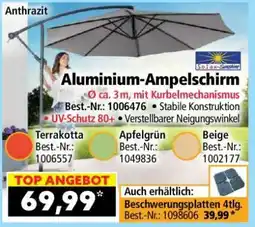 Norma Aluminium-Ampelschirm Angebot