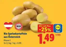 Lidl Bio Speisekartoffeln aus Österreich Angebot