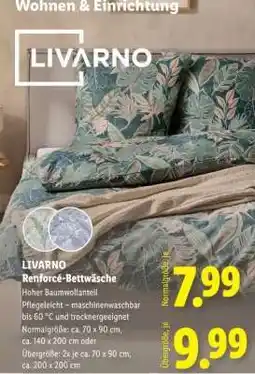 Lidl LIVARNO Renforcé-Bettwäsche Angebot