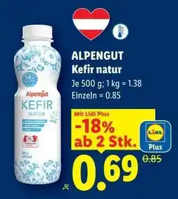 Lidl Alpengut Kefir natur Angebot