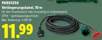 Lidl Parkside Verlängerungskabel Angebot