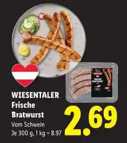 Lidl WIESENTALER Frische Bratwurst Angebot