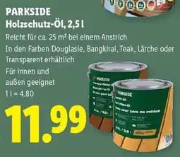 Lidl Parkside Holzschutz-Öl Angebot