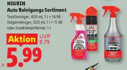 Lidl Nigrin Auto Reinigungs Sortiment Angebot