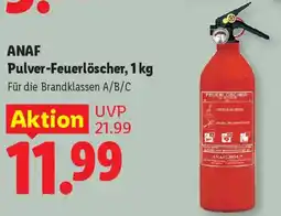 Lidl Anaf Pulver-Feuerlöscher Angebot