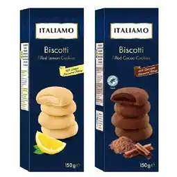 Lidl Biscotti Gefüllte Kakao oder Zitronengebäck Lidl Angebot