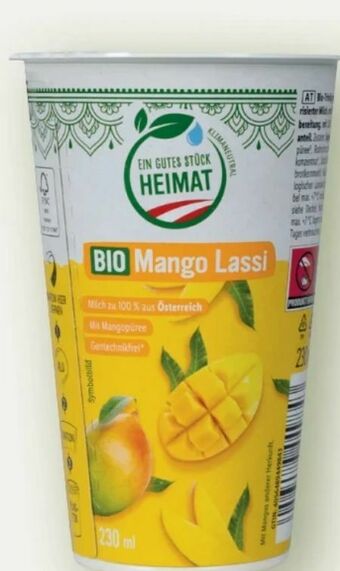 Lidl Bio Lassi Mango Angebot