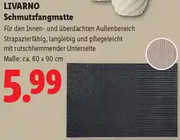 Lidl Livarno Schmutzfangmatte Angebot