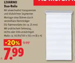 Lidl Livarno duo-rollo Angebot
