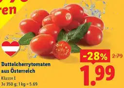 Lidl Dattelcherrytomaten aus Österreich Angebot