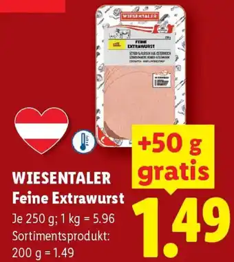 Lidl Wiesentaler Feine Extrawurst Angebot