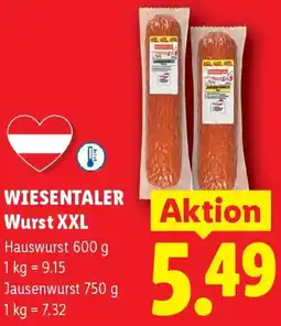 Lidl Wiesentaler wurst xxl Angebot