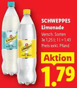 Lidl Schweppes Limonade Angebot