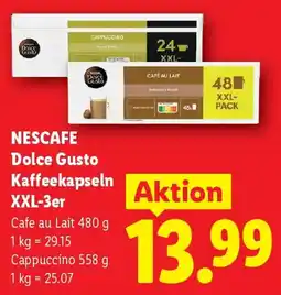 Lidl Nescafe dolce gusto kaffeekapseln xxl-3er Angebot