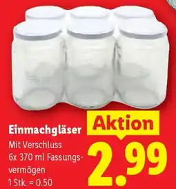 Lidl Einmachgläser Angebot
