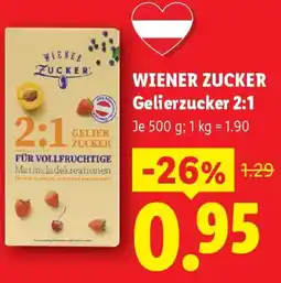 Lidl Wiener zucker gelierzucker 2:1 Angebot