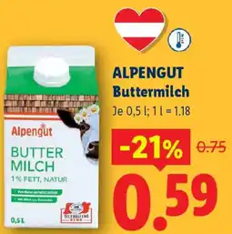 Lidl Alpengut buttermilch Angebot
