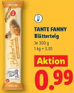 Lidl Tante fanny blätterteig Angebot