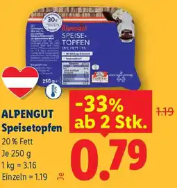 Lidl Alpengut speisetopfen Angebot