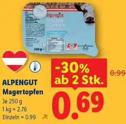 Lidl Alpengut magertopfen Angebot