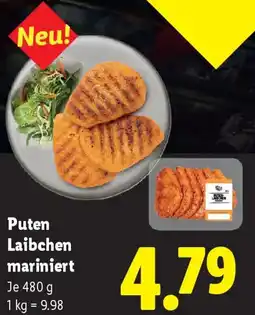 Lidl Puten Laibchen mariniert Angebot