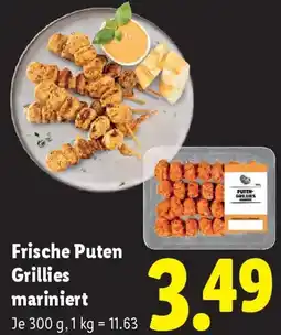 Lidl Frische Puten Grillies mariniert Angebot