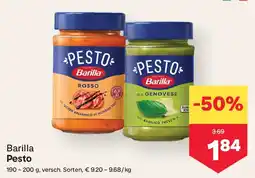 MPreis Barilla Pesto Angebot