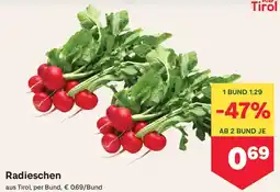 MPreis Radieschen Angebot