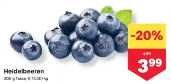 MPreis Heidelbeeren Angebot