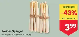 MPreis Weißer Spargel Angebot