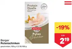 MPreis Berger Putenschinken Angebot