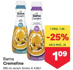 MPreis Rama Cremefine Angebot