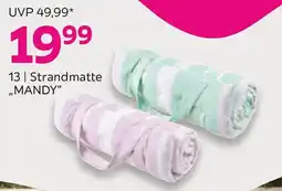 Mömax Strandmatte mandy Angebot