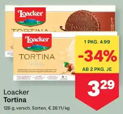MPreis Loacker Tortina Angebot