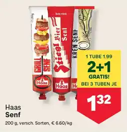 MPreis Haas Senf Angebot