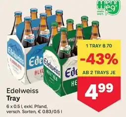MPreis Edelweiss Tray Angebot