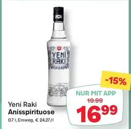 MPreis Yeni Raki Anisspirituose Angebot