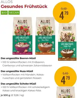 Martin Reformstark Das ungesüẞte Beeren-Müsli, Das ungesüẞte Nuss-Müsli, Das ungesüẞte Schoko-Müsli Angebot