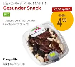 Martin Reformstark Gesunder Snack Angebot