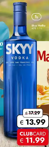 Travel FREE Skyy Vodka 40% Angebot