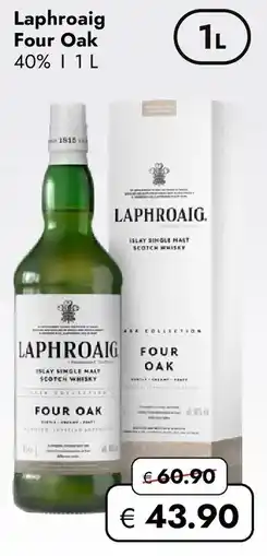 Travel FREE Laphroaig Four Oak Angebot