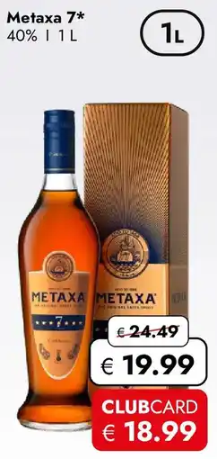 Travel FREE Metaxa 7 40% Angebot