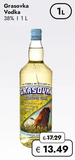 Travel FREE Grasovka Vodka 38% Angebot