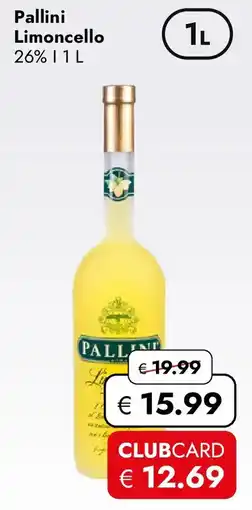 Travel FREE Pallini Limoncello 26% Angebot