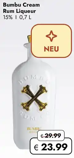 Travel FREE Bumbu Cream Rum Liqueur 15% Angebot